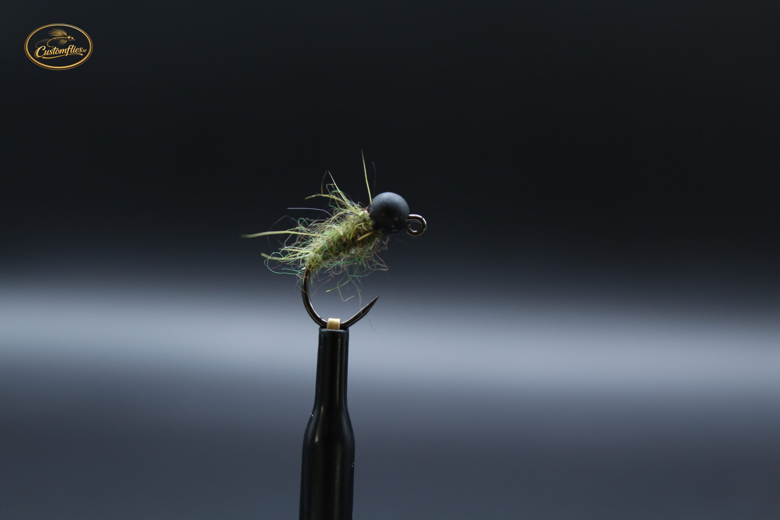 Olive Nymph Black Tungsten Bead