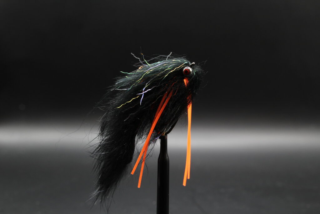 Black/orange baitfish